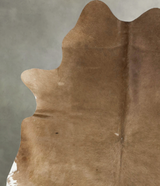 Taupe Large Brazilian Cowhide Rug 6'7"H x 5'4"W #B24666 by Hudson Hides