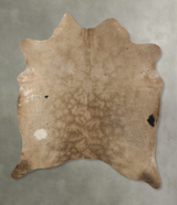 Taupe X-Large Brazilian Cowhide Rug 6'9"H x 6'0"W #B24670 by Hudson Hides