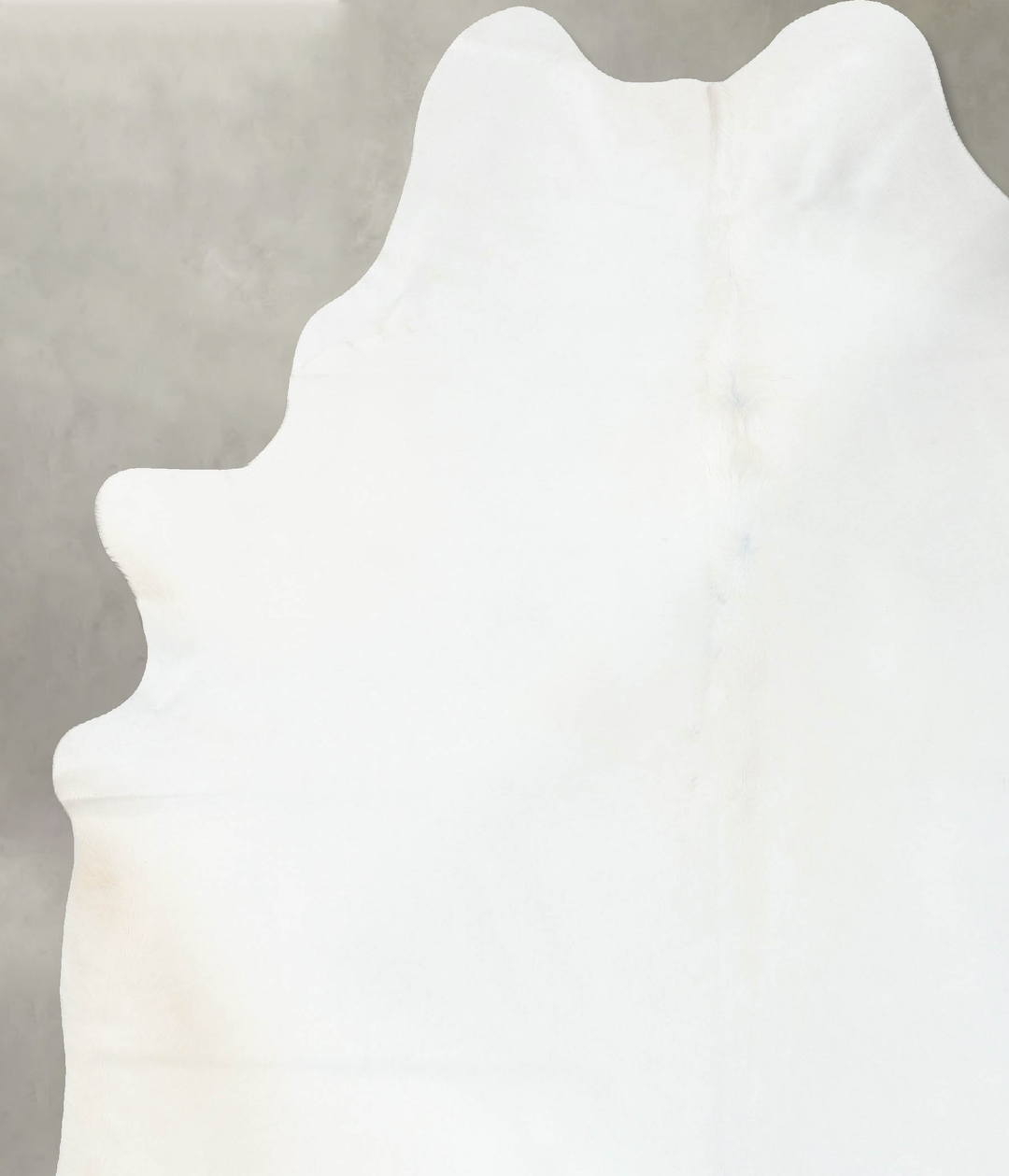 Solid White XX-Large Brazilian Cowhide Rug 9'2"H x 7'1"W #B24691 by Hu