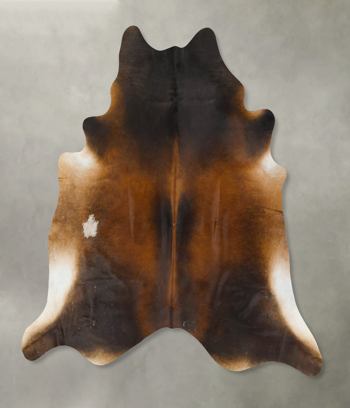 Warm Caramel XX-Large Brazilian Cowhide Rug 7'3"H x 7'1"W #B24720 by Hudson Hides