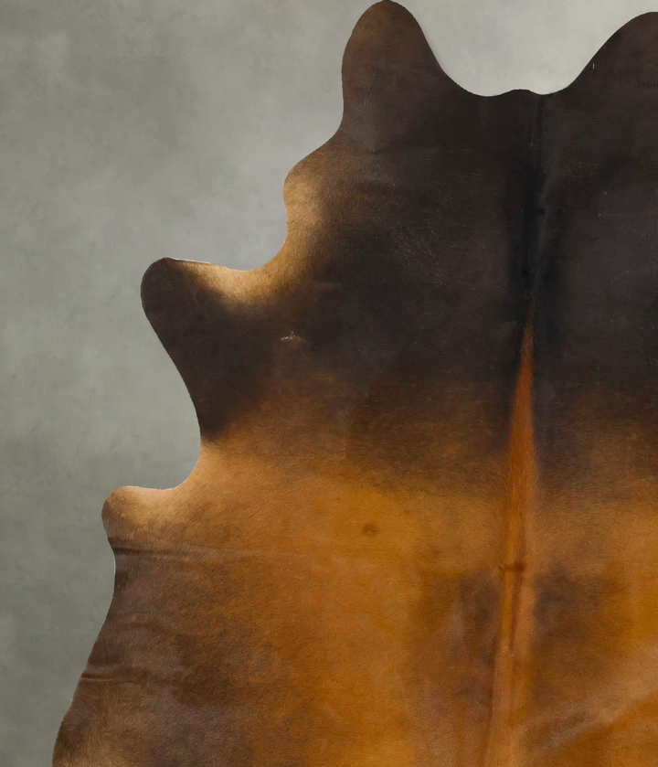 Warm Caramel X-Large Brazilian Cowhide Rug 7'6"H x 5'9"W #B24722 by Hudson Hides