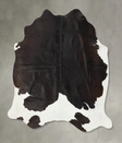 Black and White X-Large Brazilian Cowhide Rug 7'0"H x 6'5"W #B24742 by Hudson Hides