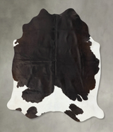 Black and White X-Large Brazilian Cowhide Rug 7'0"H x 6'5"W #B24742 by Hudson Hides