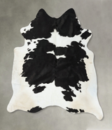 Black and White XX-Large Brazilian Cowhide Rug 7'11"H x 7'2"W #B24755 by Hudson Hides