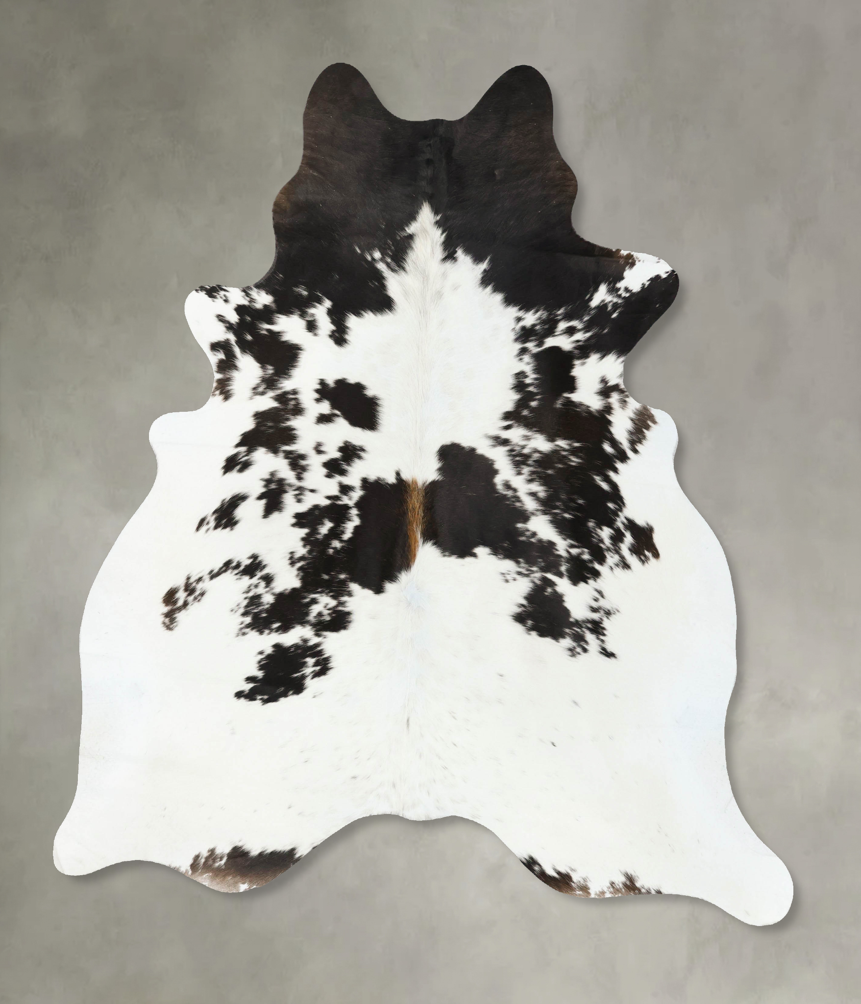 Chocolate and White Cowhide Rug #B24767