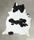 Black and White XX-Large Brazilian Cowhide Rug 9'4"H x 7'3"W #B24770 by Hudson Hides