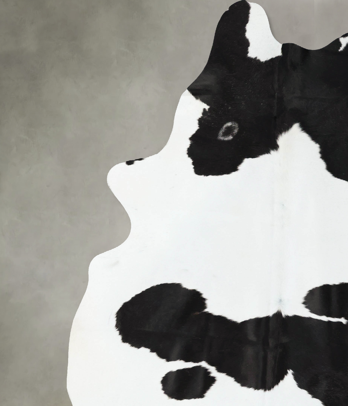 Black and White XX-Large Brazilian Cowhide Rug 9'4"H x 7'3"W #B24770 by Hudson Hides