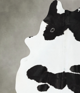 Black and White XX-Large Brazilian Cowhide Rug 9'4"H x 7'3"W #B24770 by Hudson Hides