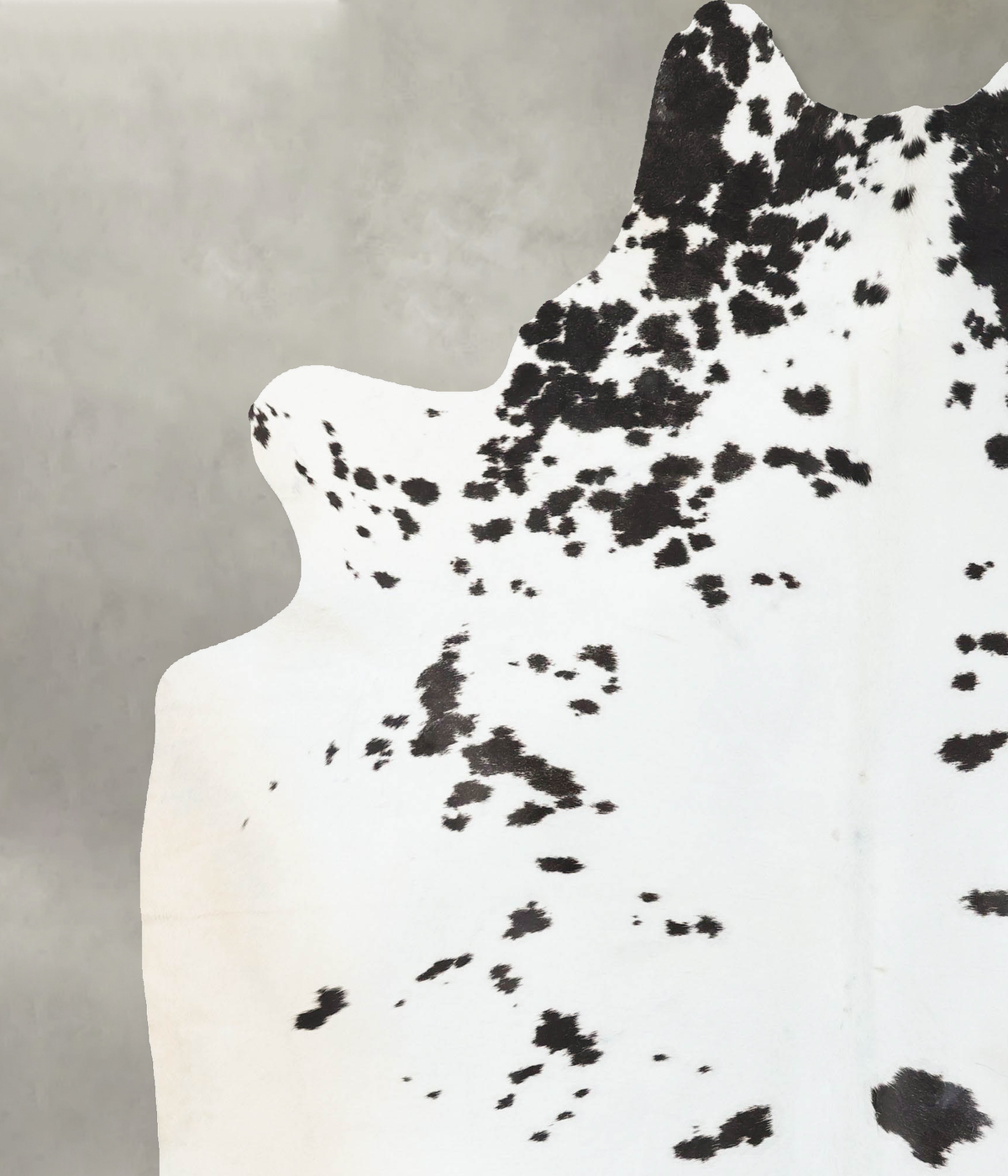 Black and White XX-Large Brazilian Cowhide Rug 8'5"H x 6'9"W #B24780 by Hudson Hides