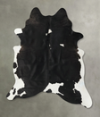 Black and White X-Large Brazilian Cowhide Rug 7'4"H x 6'1"W #B24816 by Hudson Hides