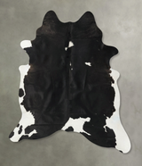 Black and White X-Large Brazilian Cowhide Rug 7'4"H x 6'1"W #B24816 by Hudson Hides