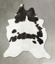 Black and White XX-Large Brazilian Cowhide Rug 8'10"H x 6'6"W #B24831 by Hudson Hides