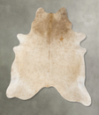 Champagne XX-Large Brazilian Cowhide Rug 7'11"H x 6'8"W #B24850 by Hudson Hides