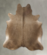 Taupe X-Large Brazilian Cowhide Rug 7'7"H x 6'6"W #B24851 by Hudson Hides