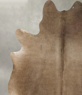 Taupe X-Large Brazilian Cowhide Rug 7'7"H x 6'6"W #B24851 by Hudson Hides