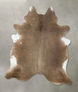 Taupe XX-Large Brazilian Cowhide Rug 8'6"H x 7'0"W #B24852 by Hudson Hides