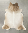 Champagne XX-Large Brazilian Cowhide Rug 8'2"H x 7'7"W #B24853 by Hudson Hides