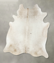 Champagne X-Large Brazilian Cowhide Rug 7'4"H x 6'7"W #B24887 by Hudson Hides