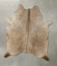 Taupe X-Large Brazilian Cowhide Rug 7'1"H x 5'11"W #B24909 by Hudson Hides