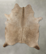 Taupe X-Large Brazilian Cowhide Rug 7'1"H x 5'11"W #B24909 by Hudson Hides