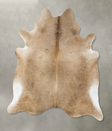 Taupe X-Large Brazilian Cowhide Rug 7'3"H x 6'3"W #B24912 by Hudson Hides