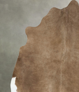 Taupe Large Brazilian Cowhide Rug 6'1"H x 6'3"W #B24917 by Hudson Hides