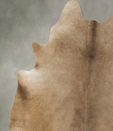 Taupe X-Large Brazilian Cowhide Rug 7'4"H x 6'2"W #B24923 by Hudson Hides