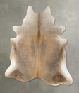 Taupe X-Large Brazilian Cowhide Rug 7'6"H x 6'8"W #B24927 by Hudson Hides