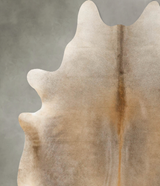 Taupe X-Large Brazilian Cowhide Rug 7'6"H x 6'8"W #B24927 by Hudson Hides