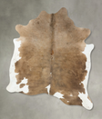 Taupe X-Large Brazilian Cowhide Rug 7'5"H x 6'0"W #B24928 by Hudson Hides