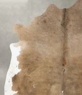 Taupe X-Large Brazilian Cowhide Rug 7'5"H x 6'0"W #B24928 by Hudson Hides