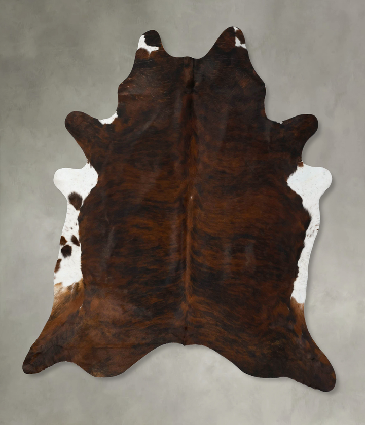 Dark Brindle XX-Large Brazilian Cowhide Rug 8'6"H x 7'5"W #B24932 by Hudson Hides