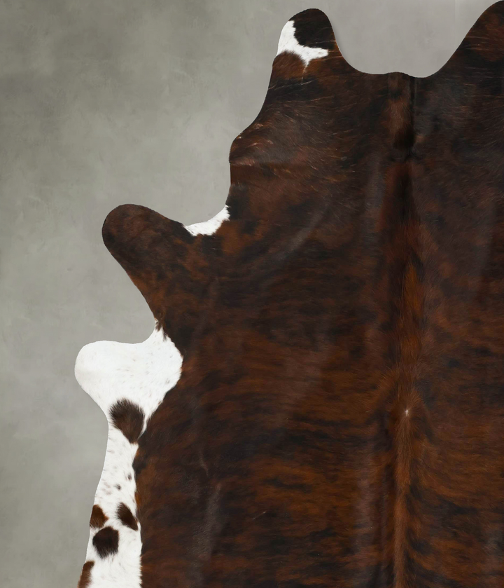 Dark Brindle XX-Large Brazilian Cowhide Rug 8'6"H x 7'5"W #B24932 by Hudson Hides