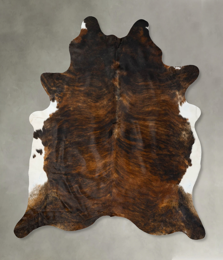 Dark Brindle XX-Large Brazilian Cowhide Rug 9'2"H x 7'7"W #B24933 by Hudson Hides