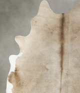 Taupe X-Large Brazilian Cowhide Rug 7'4"H x 6'0"W #B24945 by Hudson Hides