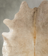 Taupe X-Large Brazilian Cowhide Rug 6'11"H x 5'10"W #B24947 by Hudson Hides