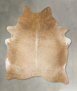Taupe X-Large Brazilian Cowhide Rug 7'2"H x 5'8"W #B24948 by Hudson Hides