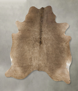 Taupe X-Large Brazilian Cowhide Rug 7'4"H x 6'2"W #B24950 by Hudson Hides