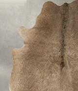 Taupe X-Large Brazilian Cowhide Rug 7'4"H x 6'2"W #B24950 by Hudson Hides