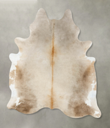 Taupe X-Large Brazilian Cowhide Rug 7'7"H x 6'1"W #B24953 by Hudson Hides