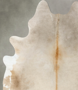 Taupe X-Large Brazilian Cowhide Rug 7'7"H x 6'1"W #B24953 by Hudson Hides