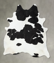 Black and White XX-Large Brazilian Cowhide Rug 8'9"H x 7'0"W #B24962 by Hudson Hides