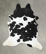 Black and White XX-Large Brazilian Cowhide Rug 9'3"H x 7'8"W #B24963 by Hudson Hides