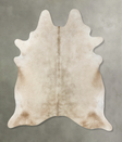 Champagne X-Large Brazilian Cowhide Rug 7'2"H x 6'2"W #B24975 by Hudson Hides