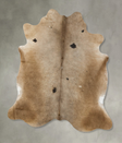 Taupe X-Large Brazilian Cowhide Rug 6'8"H x 6'4"W #B24982 by Hudson Hides