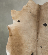 Taupe X-Large Brazilian Cowhide Rug 6'8"H x 6'4"W #B24982 by Hudson Hides