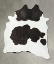 Black and White XX-Large Brazilian Cowhide Rug 8'6"H x 6'5"W #B24987 by Hudson Hides