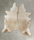 Taupe X-Large Brazilian Cowhide Rug 8'0"H x 6'0"W #B24995 by Hudson Hides