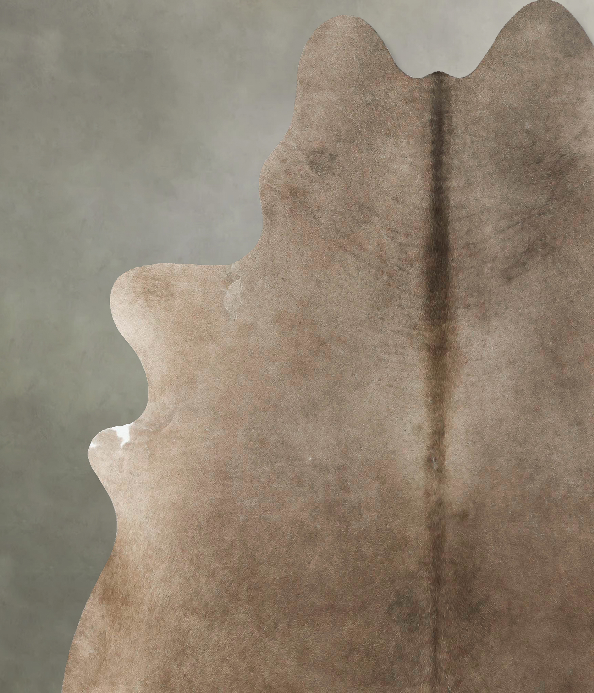 Taupe X-Large Brazilian Cowhide Rug 7'5"H x 6'9"W #B24997 by Hudson Hides