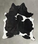 Black and White XX-Large Brazilian Cowhide Rug 8'2"H x 6'5"W #B25024 by Hudson Hides